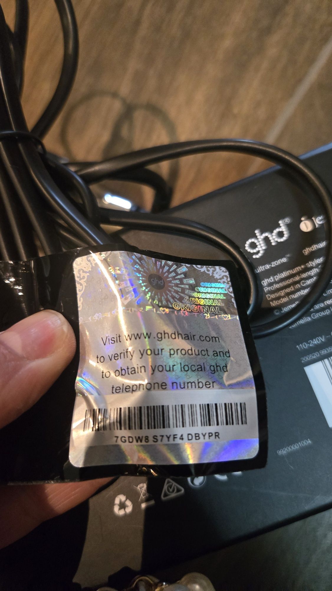 Placa de par GHD platinium +