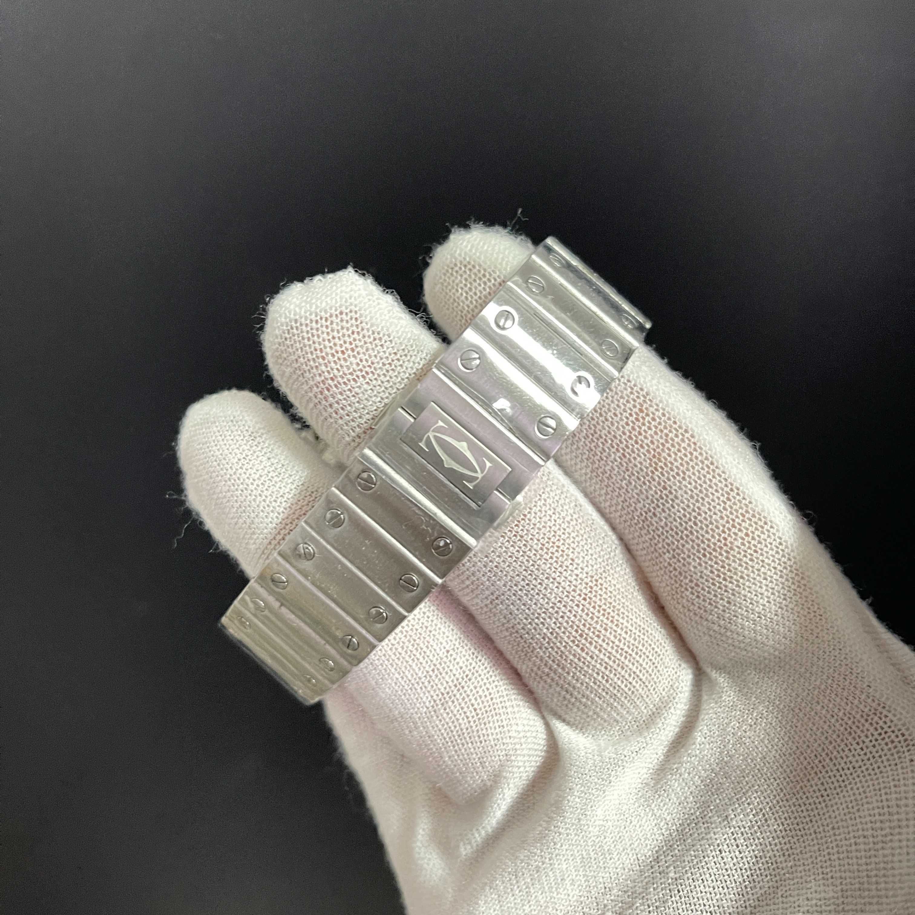 Мъжки автоматичен часовник Cartier Santos de Cartier Blue