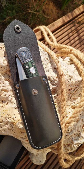 Briceag automat clona Buck 110 Hunter, cutit vanatoare, pescuit