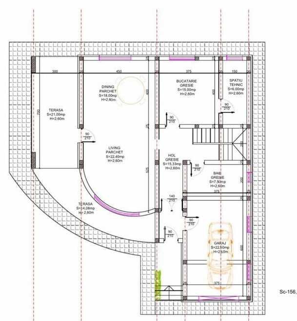 Casa 4 camere, 3 bai, P+M, 176 mp utili, 800 mp teren - Vaslui