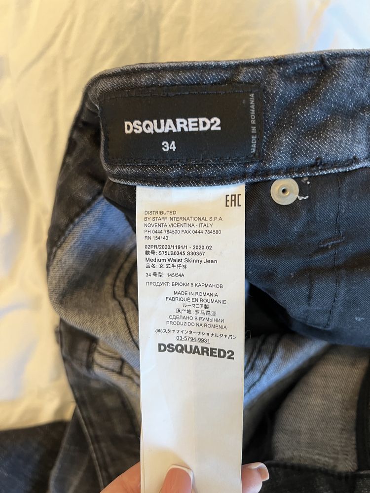 Blugi dsquared negri