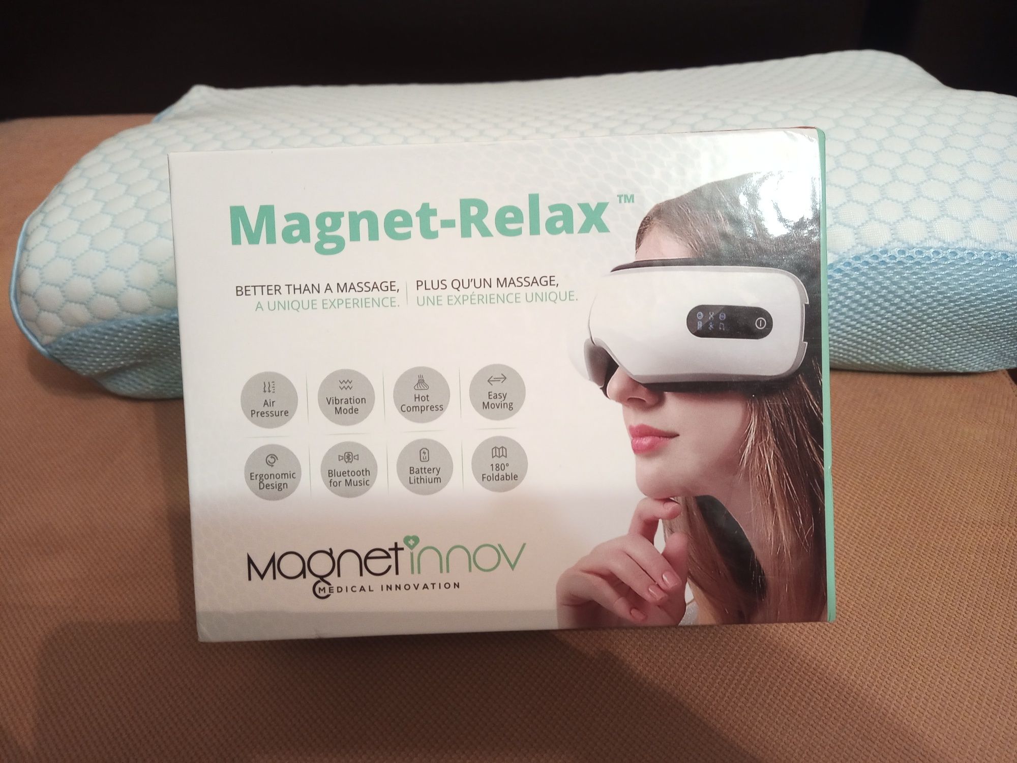 Magnet- relax. Магнитен масажер за зоната на очите.