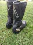 Cizme piele moto