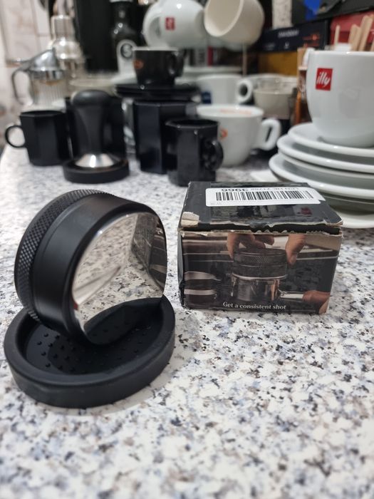 Distribuitor / Nivelator cafea 58mm – stare foarte bună, cu cutie