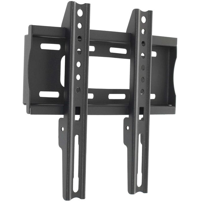 Suport TV de perete fix, 17"-42" 43cm-107cm, nivela bule inclusa negru
