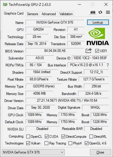 Placa video Asus NVIDIA TURBO-GTX970-OC-4GD5