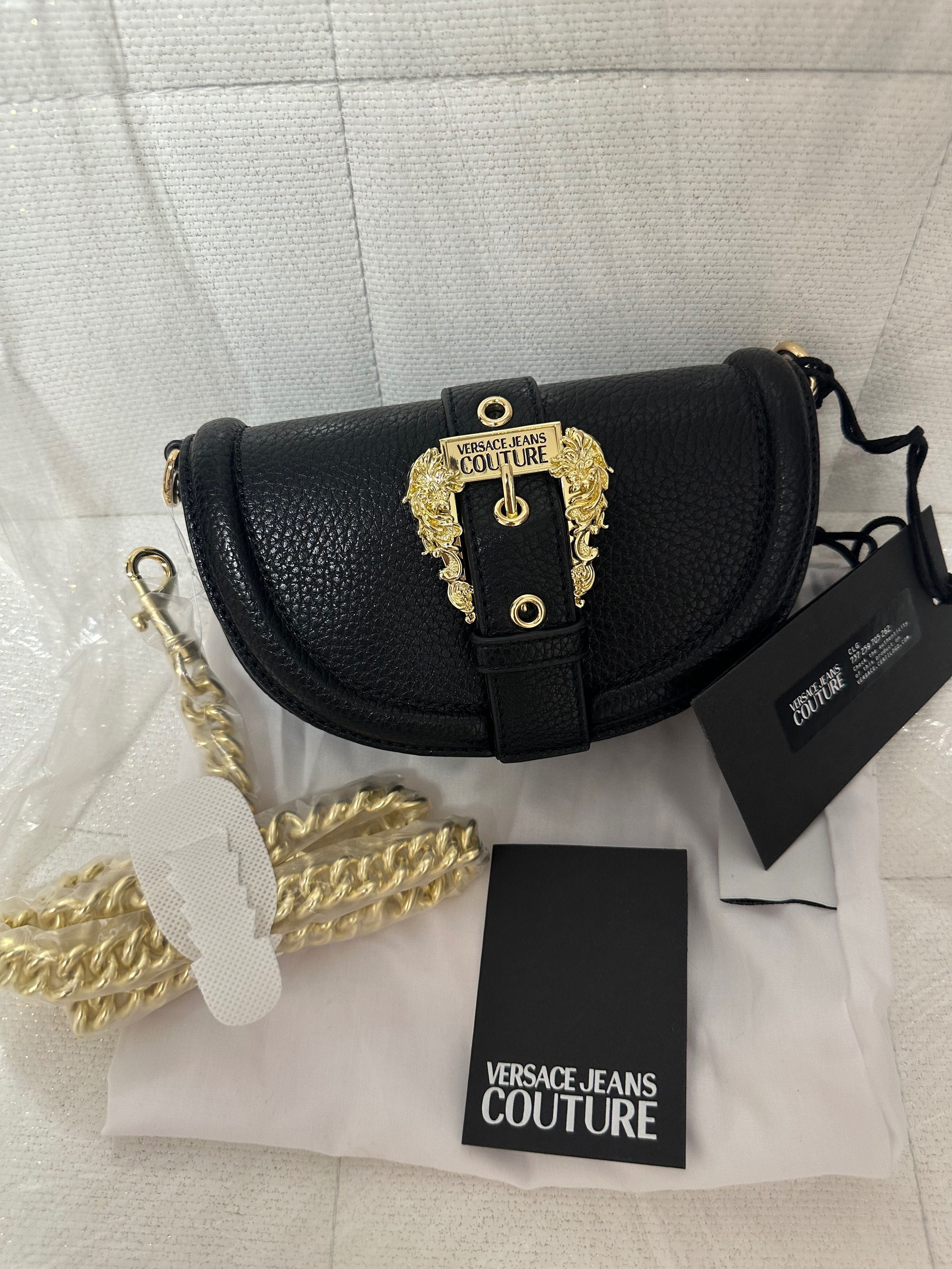 Дамска кожена чанта Versace jeans couture