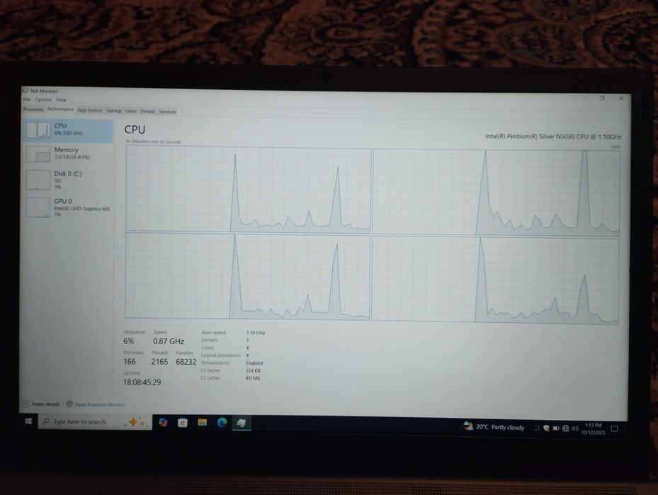 Noutbuk Gateway 15.6 dyum