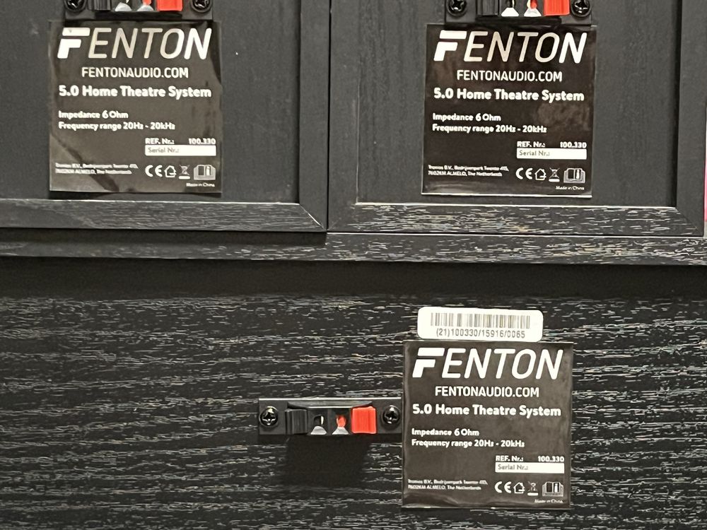 Sistem surround 5.0 Fenton la cutie ca noi