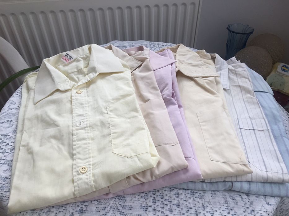 Camasi vintage  barbati maneca lunga (4 bucati)