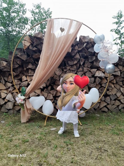 Arcada de baloane rotunda