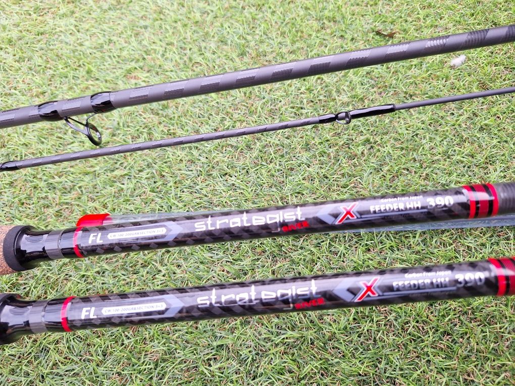 Set 2 Lansete Feeder FL Strategist River Hh 3.90m, 100-200g, 3seg