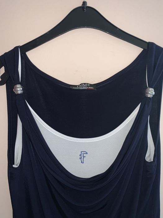 Maieu dublu bleumarin