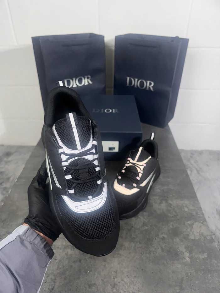 (40-46 номер) Dior B22 Classic Black (reflective)