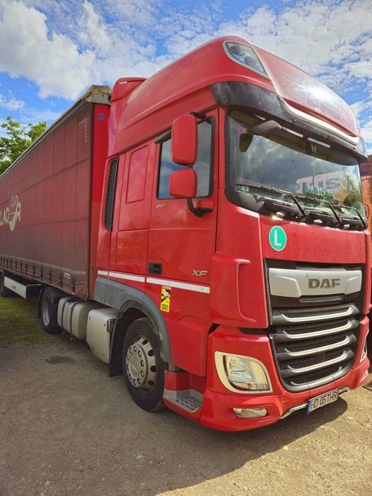 Daf XF MEGA , semiremorcă Krone