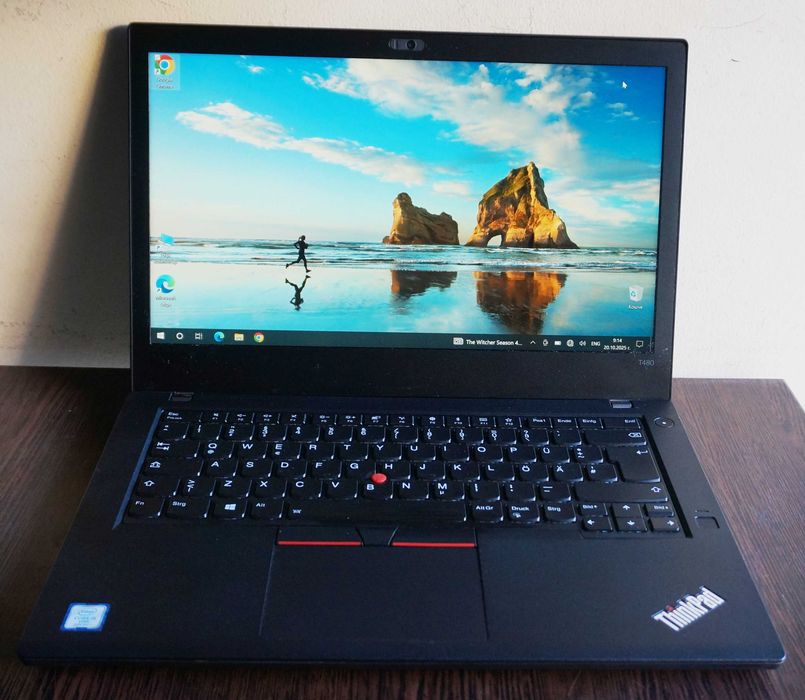 Lenovo ThinkPad T 480 тъчскрин.като нов ,с гаранция