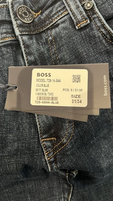 Нов модел дънки Hugo Boss.Налична пълна серия от 31ви до 38ми размер