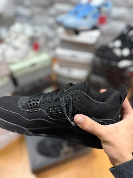 #TrueToSHoe# Nike Air Jordan 4 Black Cat - Livrare Cu Verificare -