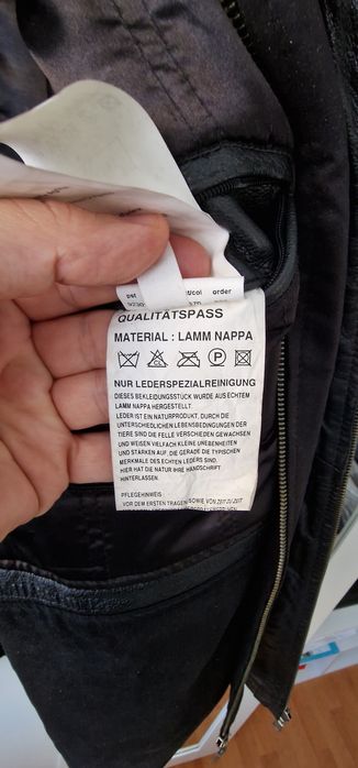 Geaca piele Milestone