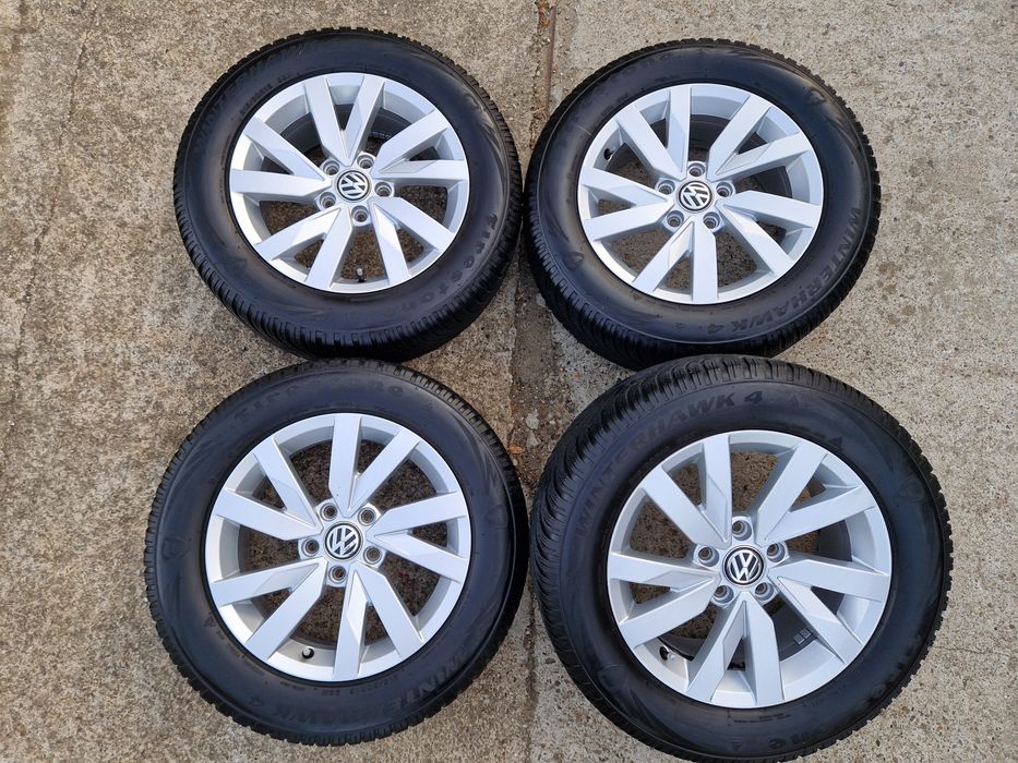Jante 5x112 Vw Passat B8 anvelope iarna 215 60 16 Firestone 2021