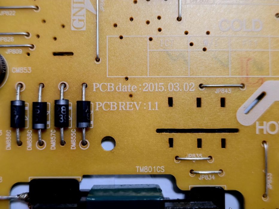 БП, T-CON и сборка с Y-SUS