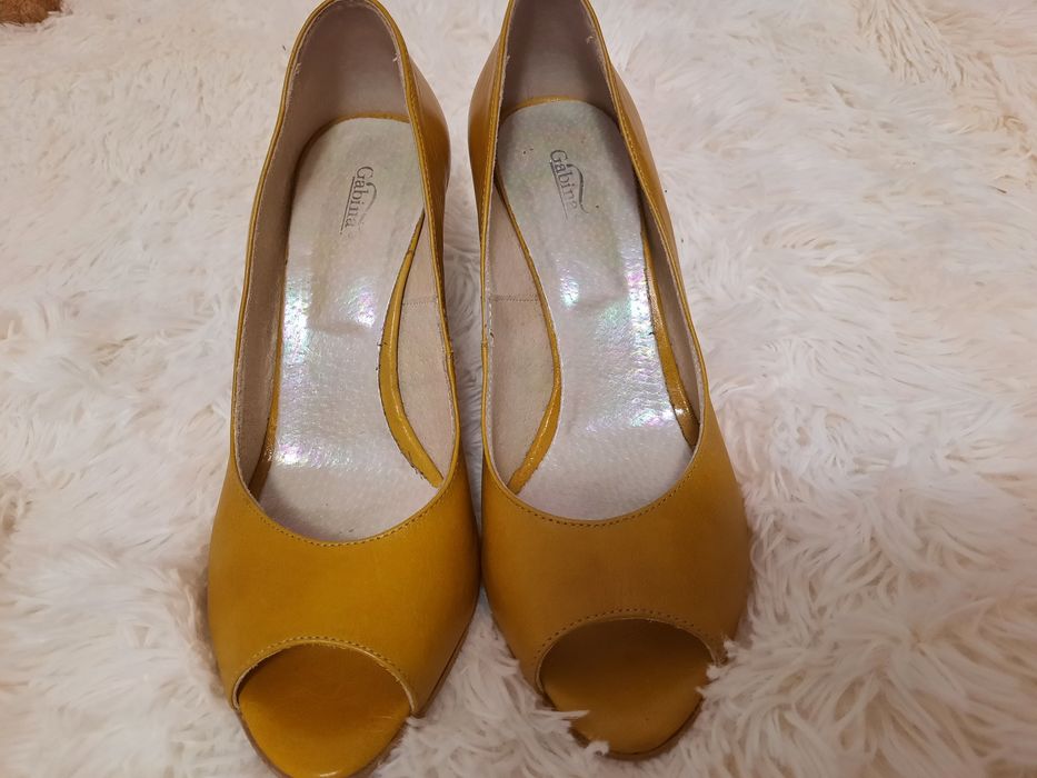 Обувки  Габина - горчица