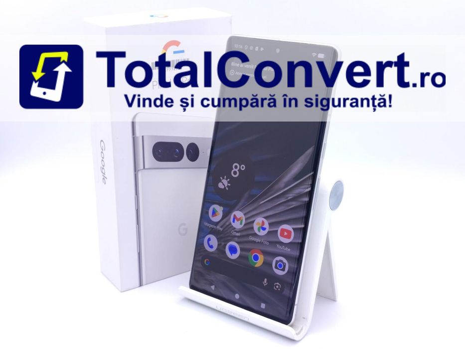 Google Pixel 7 Pro 256GB Snow 12GB Single, Garantie 24 luni | #D87774