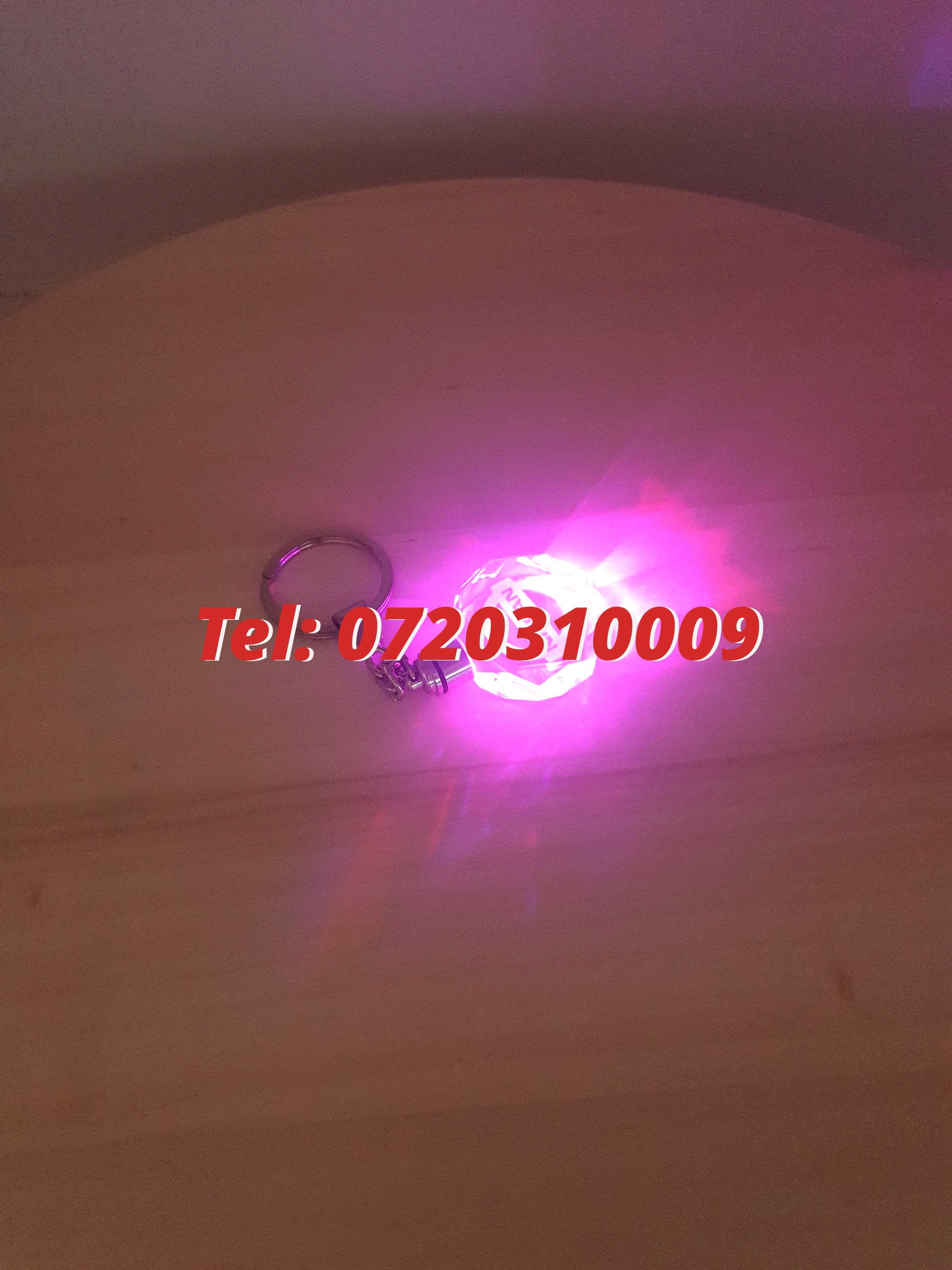 Breloc Sticla Cu Led 6 Culori Nissan