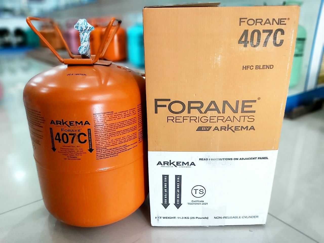 Фреоны хладагенты Arkema Forane® Франция, Tazzetti Refrix® Италия