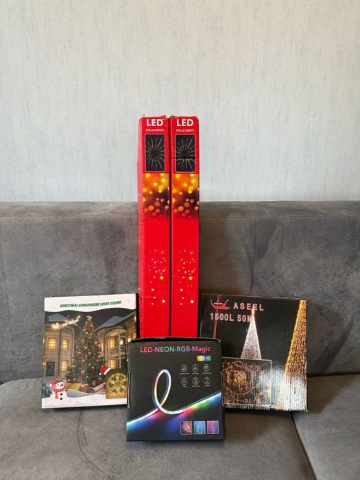 Продам гирлянды, неон лента на управлении