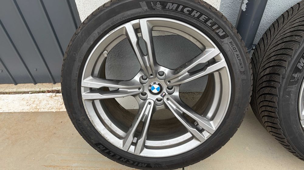 Jante R19 BMW G30 cu anvelope de iarna MICHELIN PILOT ALPIN 5 M+S
