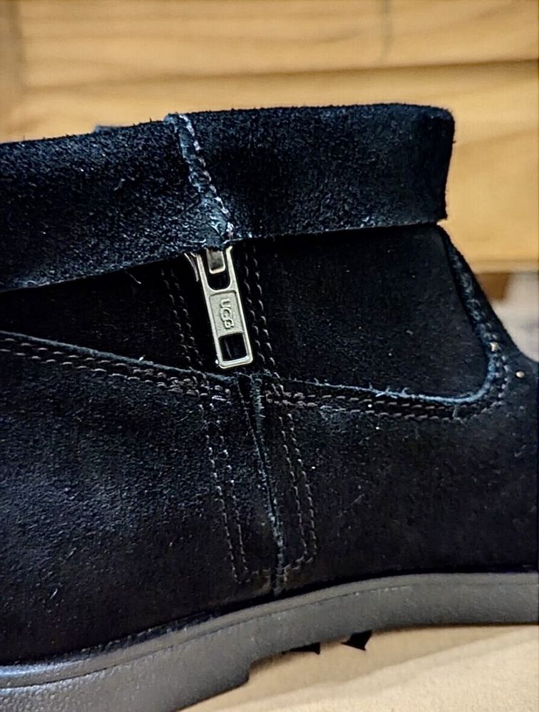 Женские ботинки UGG  Australia из черной замши