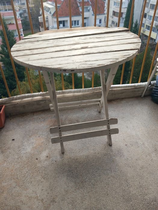 Дървета сгъваема маса