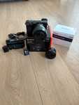 Aparat foto mirrorless Sony A6400 + 16-50 mm + Sigma 30 mm F1.4