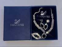Swarovski комплект серьги, кулон оригинал