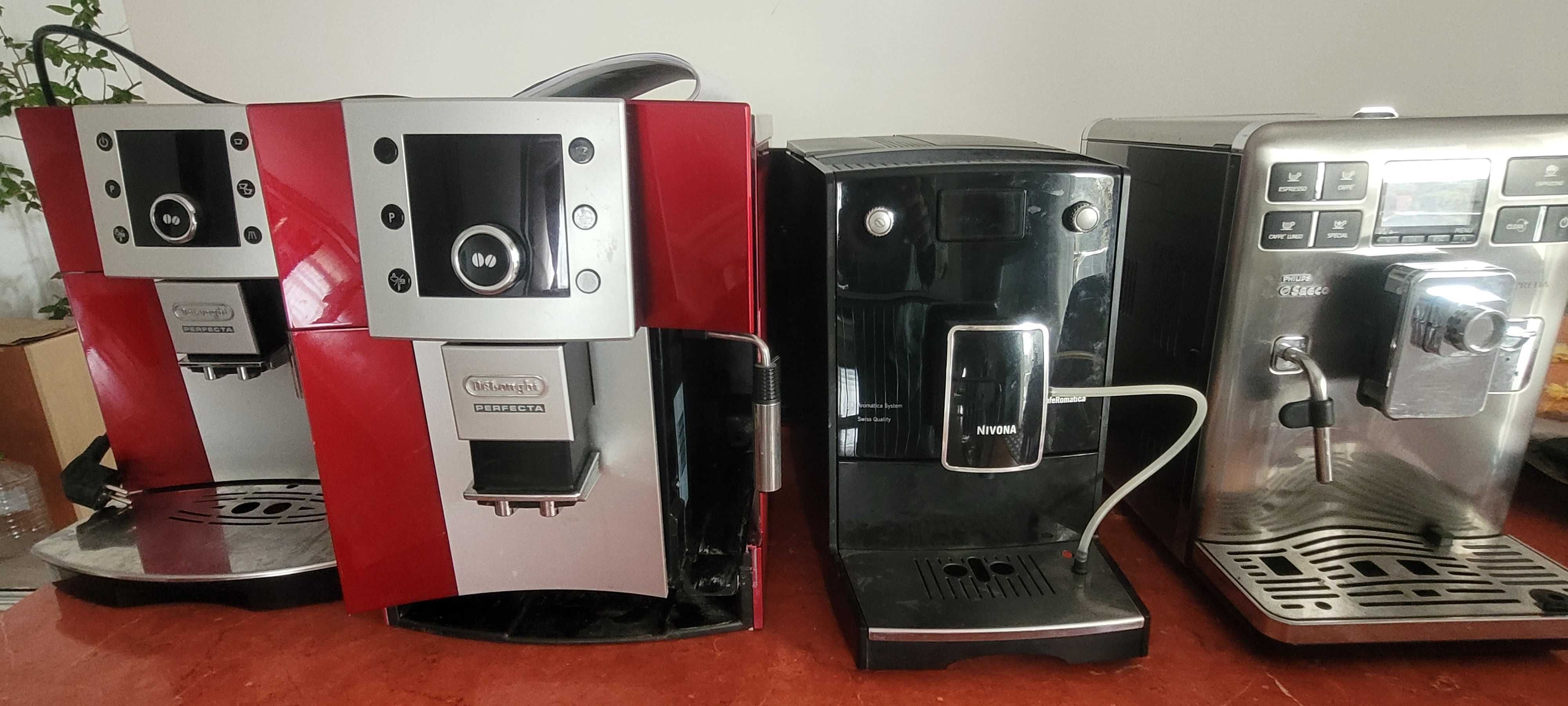 Aparate cafea Delonghi Perfecta, Philips Saeco exprelia,Nivona.