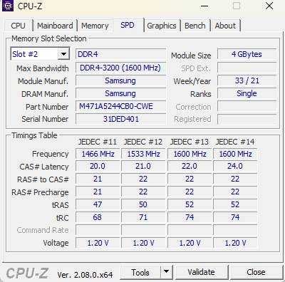 Vand memorie Samsung 4GB DDR 4 3200 Mhz