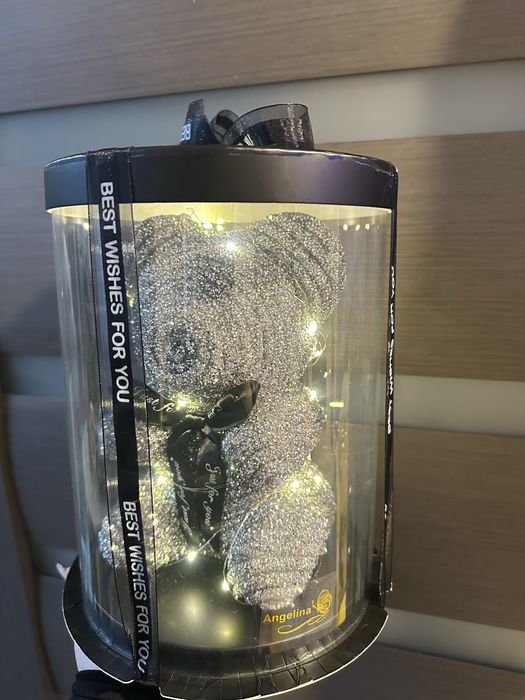 Ursuleț decorativ din pietre de cristal