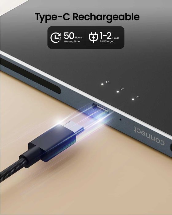 Bluetooth тракпад ProtoArc T1 Plus (за 3 устройства, Windows)