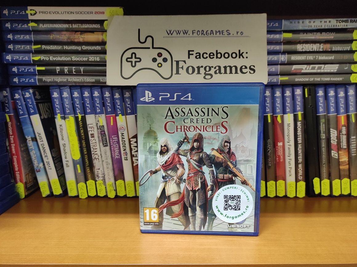 Jocuri Assassin's Creed Chronicles PS4  Forgames.ro