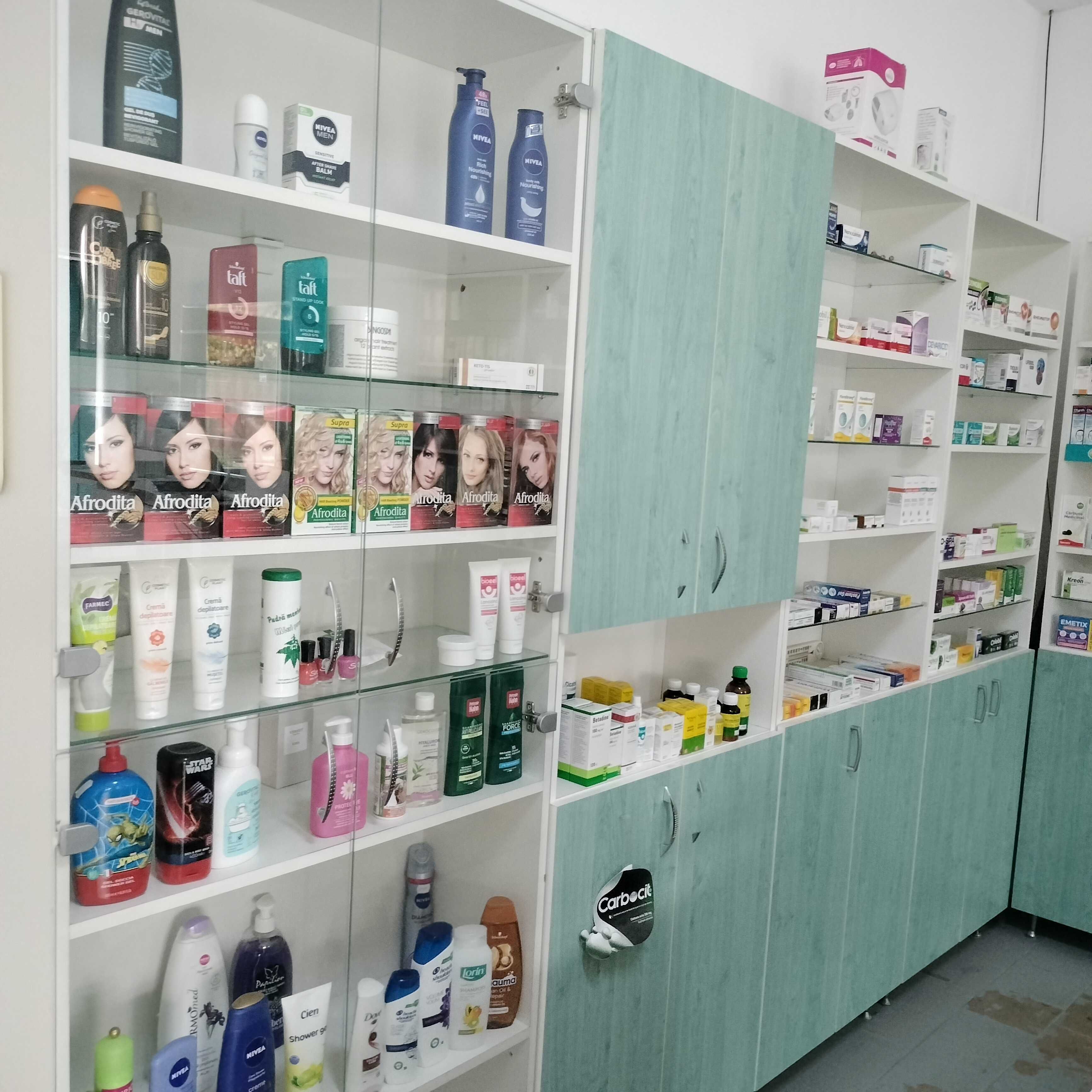 mobilier farmacie + cruce led