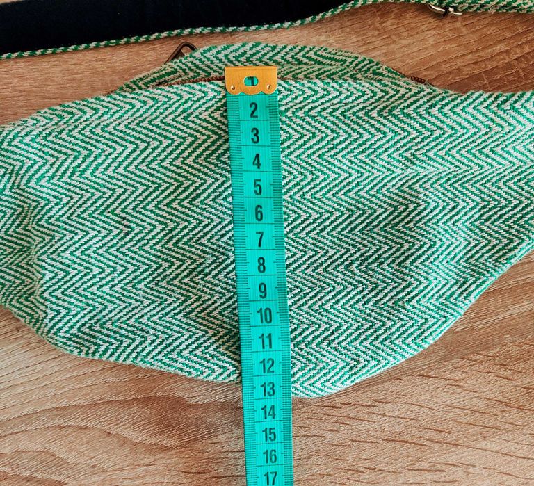 Borsetă unisex din bumbac și cânepă