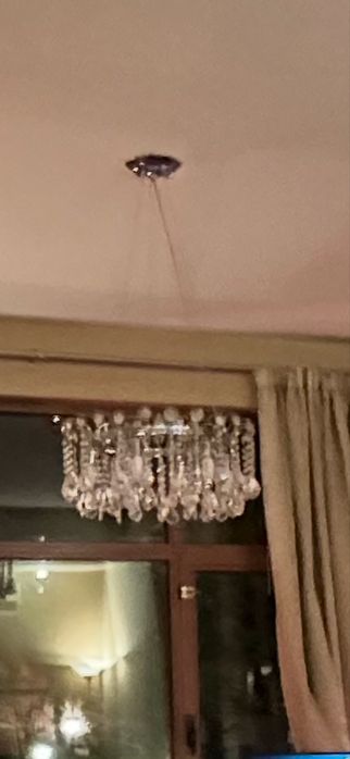 Окачен полилей с кристали