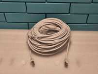 Cat 7 LAN кабел 40м бял SFTP 10Gbps за рутери, PC, PS5, Xbox