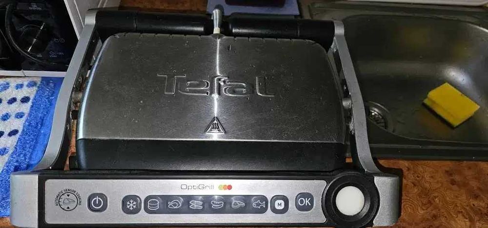 Gratar electric Tefal Optigrill  GC716D12, 2000 W, 6 programe