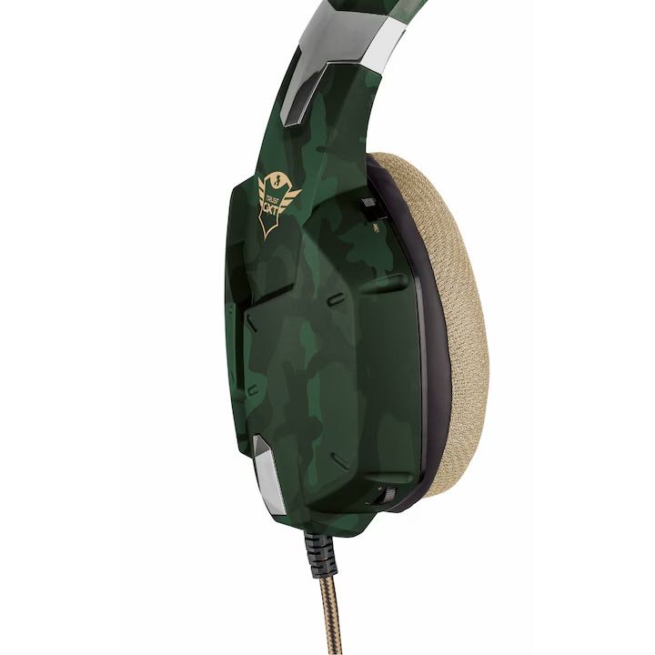 Слушалки Gaming Trust GXT 322C, Green Camouflage