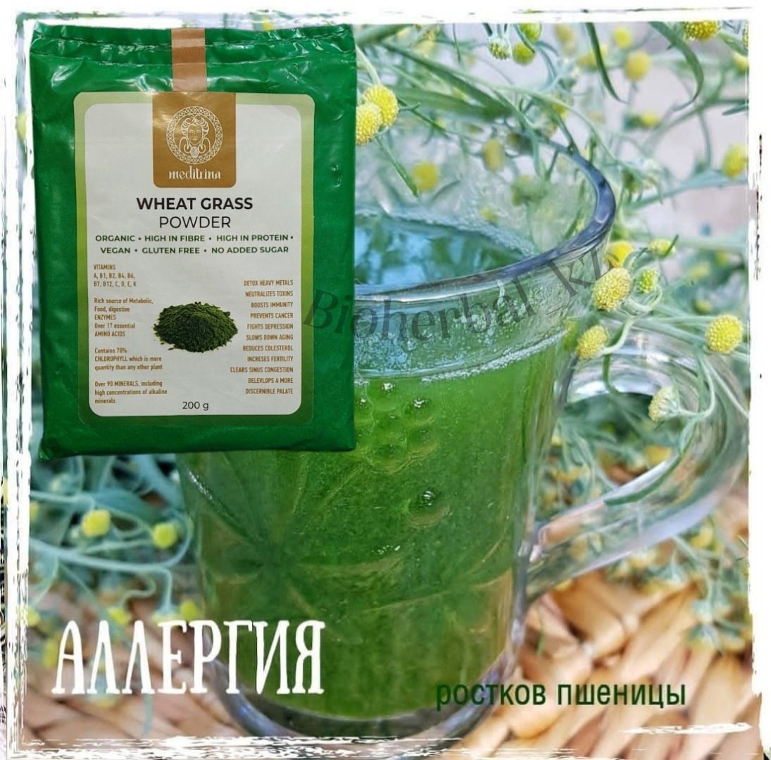 Витгросс/Проросшая/Пшеница/Ростки/Premium/порошок/Wheat Gross/Detox