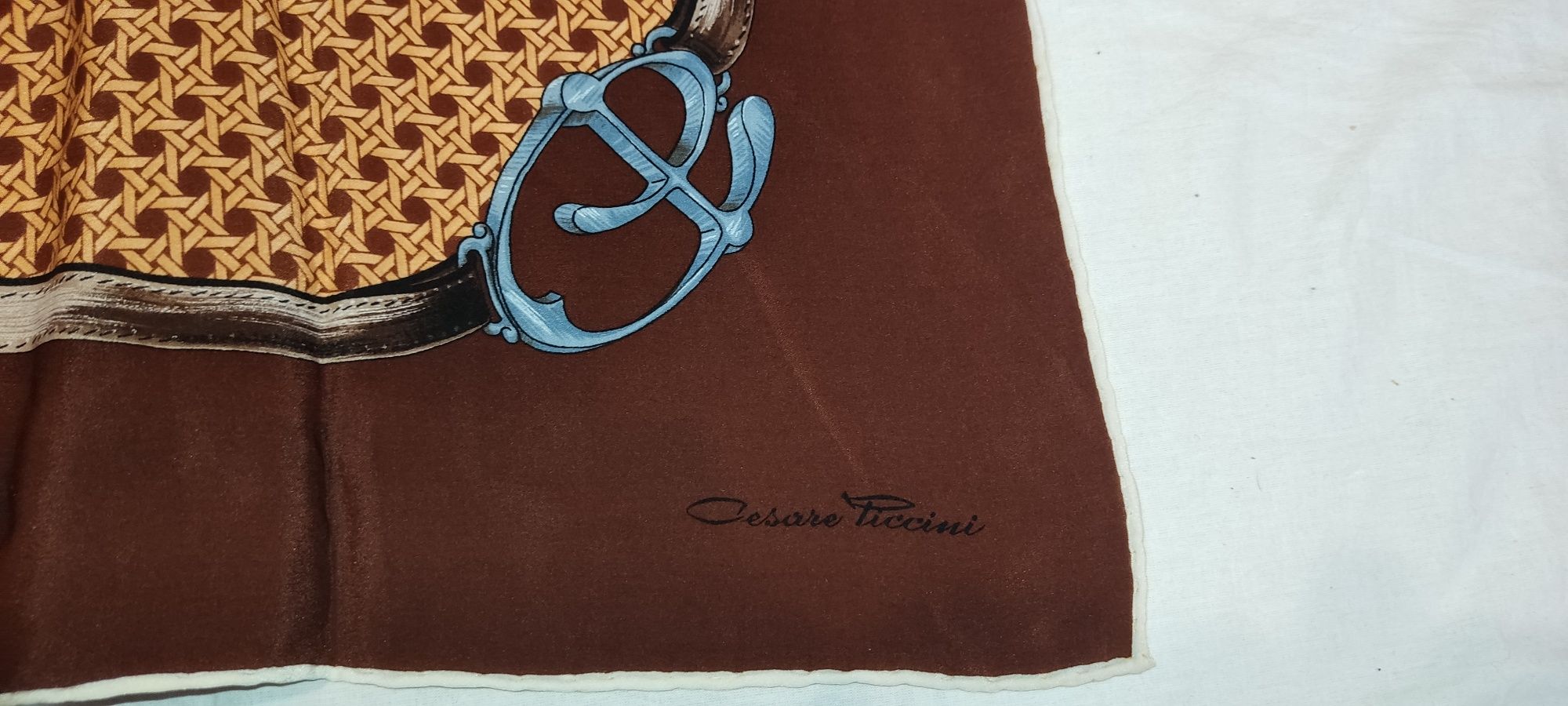Eșarfă Cesare Pacccini matase naturala 100% Silk batic scarf eșarfe