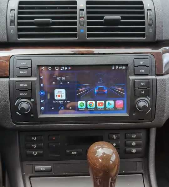 Carplay 4GB RAM Navigatie BMW E46  -  Android Auto - Cadou Camera