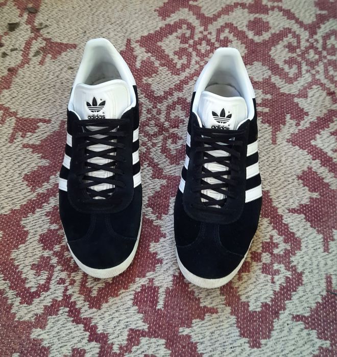 Adidas gazele alb negru